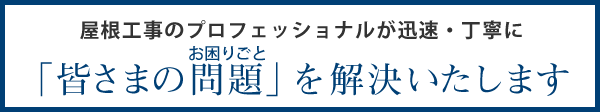 皆様の問題を解決します!