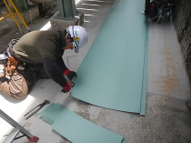 ガルバリウム鋼板の加工