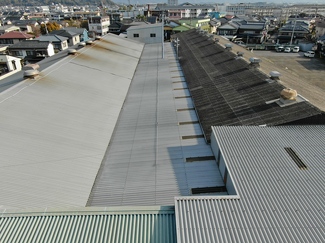エコ遮熱ルーフで工場屋根の暑さ対策工事