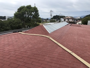 屋根改修工事：前