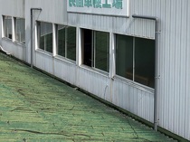 竪樋2ヶ所増設