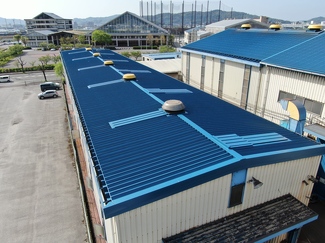工場屋根の暑さ対策工事